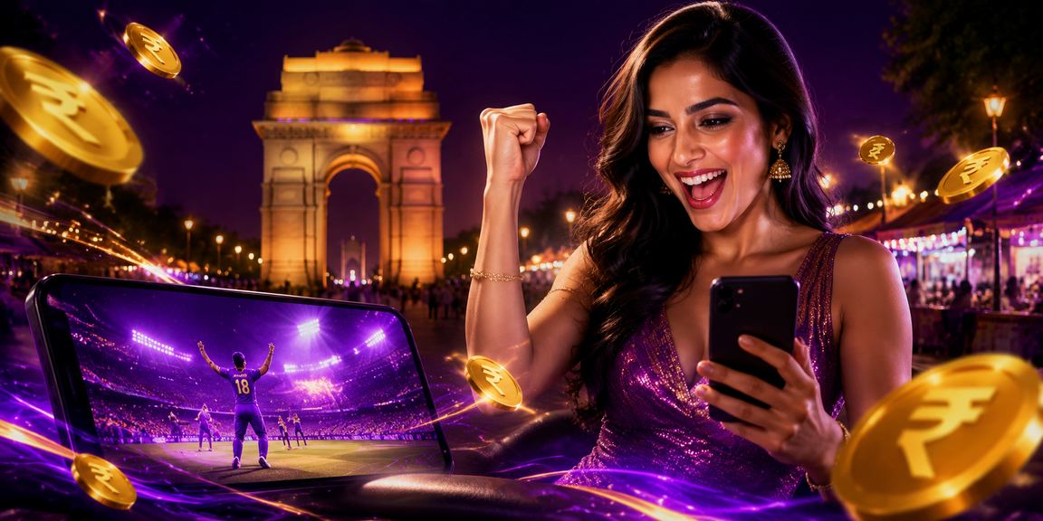 Andar Bahar mobile gameplay showing Indian Rupee in Delhi setting